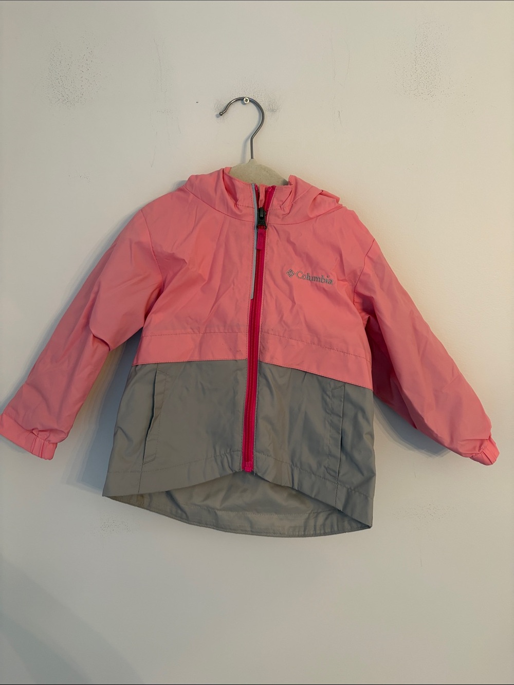 Columbia Pink Fleece Lined Rain Jacket - Toddler 2T
